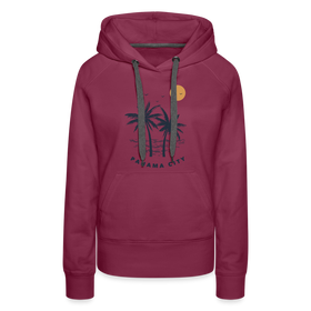Premium Women's Panama City, Florida Hoodie - Women's Panama City Hoodie - burgundy