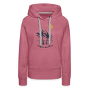 Premium Women's Santa Monica, California Hoodie - Women's Santa Monica Hoodie - mauve