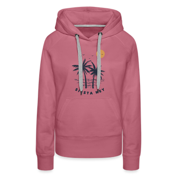 Premium Women's Siesta Key, Florida Hoodie - Women's Siesta Key Hoodie - mauve
