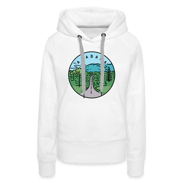 Premium Women's Alabama Hoodie - white