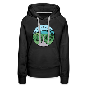 Premium Women's Alabama Hoodie - black