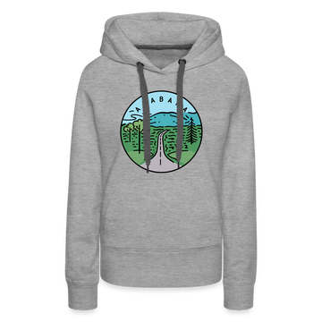 Premium Women's Alabama Hoodie - heather grey