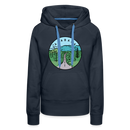Premium Women's Alabama Hoodie - navy
