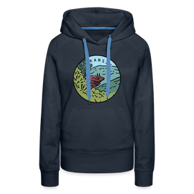 Premium Women's Arkansas Hoodie - navy