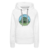Premium Women's Connecticut Hoodie - white