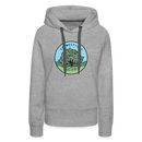 Premium Women's Connecticut Hoodie - heather grey