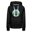Premium Women's Connecticut Hoodie - charcoal grey