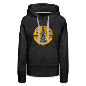 Premium Women's Delaware Hoodie - black