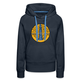 Premium Women's Delaware Hoodie - navy