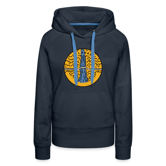 Premium Women's Delaware Hoodie - navy