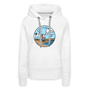 Premium Women's California Hoodie - white