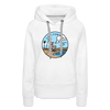 Premium Women's California Hoodie - white