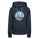 Premium Women's California Hoodie - navy
