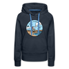 Premium Women's California Hoodie - navy