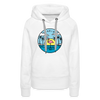Premium Women's Florida Hoodie - white