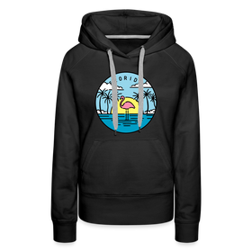 Premium Women's Florida Hoodie - black