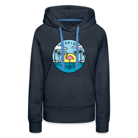 Premium Women's Florida Hoodie - navy