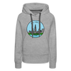 Premium Women's Illinois Hoodie - heather grey