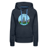Premium Women's Illinois Hoodie - navy