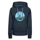 Premium Women's Illinois Hoodie - navy