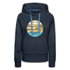 Premium Women's Indiana Hoodie - navy