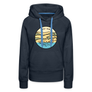 Premium Women's Indiana Hoodie - navy