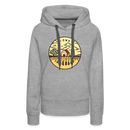 Premium Women's Iowa Hoodie - heather grey