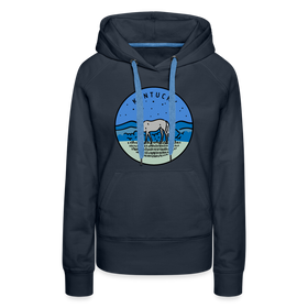 Premium Women's Kentucky Hoodie - navy