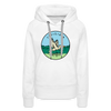Premium Women's Louisiana Hoodie - white
