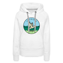 Premium Women's Louisiana Hoodie - white