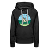 Premium Women's Louisiana Hoodie - black
