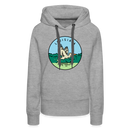 Premium Women's Louisiana Hoodie - heather grey