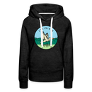Premium Women's Louisiana Hoodie - charcoal grey