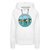 Premium Women's Maryland Hoodie - white