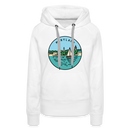 Premium Women's Maryland Hoodie - white