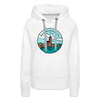 Premium Women's Massachusetts Hoodie - white