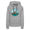 Premium Women's Massachusetts Hoodie - heather grey