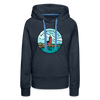Premium Women's Massachusetts Hoodie - navy