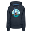 Premium Women's Massachusetts Hoodie - navy