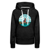 Premium Women's Massachusetts Hoodie - charcoal grey