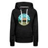 Premium Women's Nebraska Hoodie - charcoal grey