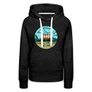 Premium Women's Nebraska Hoodie - charcoal grey