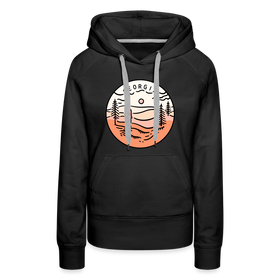 Premium Women's Georgia Hoodie - black