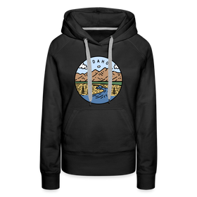 Premium Women's Idaho Hoodie - black