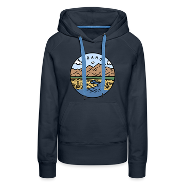 Premium Women's Idaho Hoodie - navy