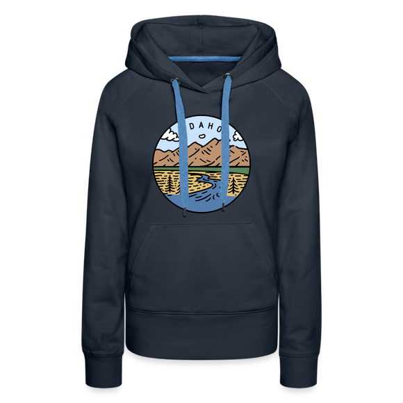 Premium Women's Idaho Hoodie - navy