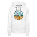 Premium Women's Kansas Hoodie - white
