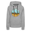Premium Women's Kansas Hoodie - heather grey