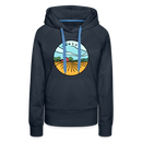 Premium Women's Kansas Hoodie - navy