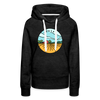 Premium Women's Kansas Hoodie - charcoal grey